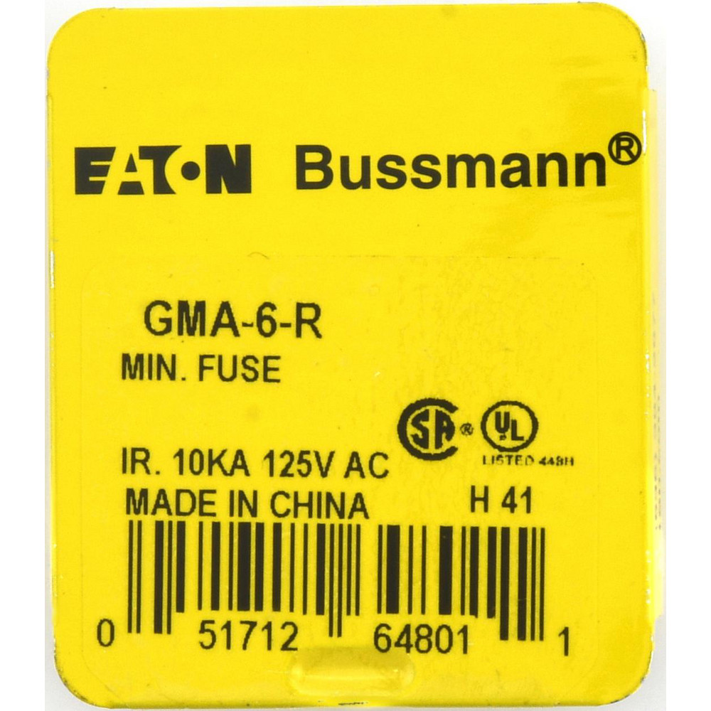 Value Collection Mini Fuse: Fast-Acting, 6.00 A - BD7551