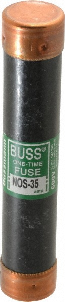 Cooper Bussmann General Purpose Fuse: Fast-Acting, K5, 600 V, 35.00 A - NOS-35