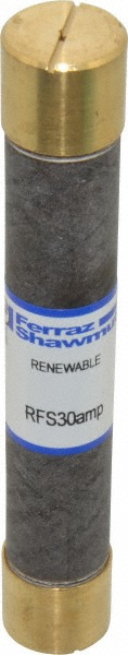 Ferraz Shawmut Renewable Fuse: Fast-Acting, H, 600 V, 40.00 A - RFS40