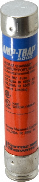 Ferraz Shawmut Renewable Fuse: Fast-Acting, H, 600 V, 40.00 A - RFS40