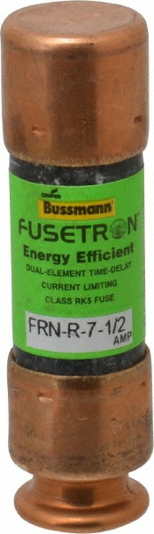 Cooper Bussmann General Purpose Fuse: Time Delay, RK5, 7.50 A - FRN-R-7-1/2