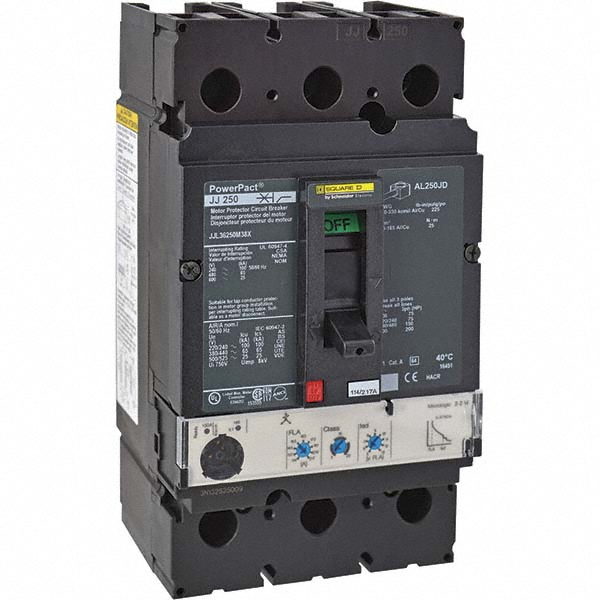 Square D 50 Continuous Amp, 1 to 3 Starter, Motor Circuit Protector - HJL36050M72AA