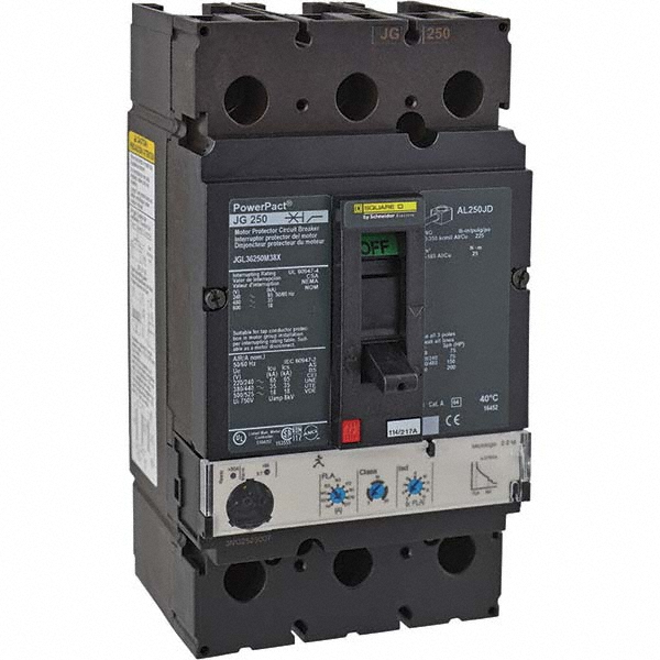 Square D 50 Continuous Amp, 1 to 3 Starter, Motor Circuit Protector - HJL36050M72AA