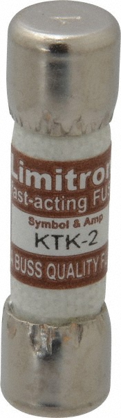 Cooper Bussmann General Purpose Fuse: Fast-Acting, 600 V, 1.50 A - KTK-1-1/2