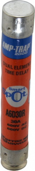 Ferraz Shawmut General Purpose Fuse: Time Delay, RK1, 17.50 A - A6D17-1/2R