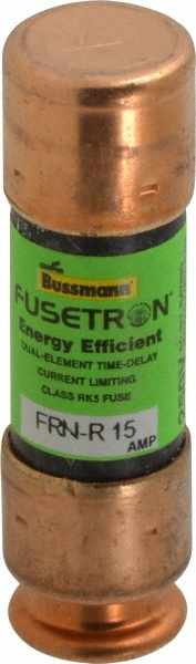 Ferraz Shawmut Renewable Fuse: Fast-Acting, H, 250 V, 15.00 A - RL15