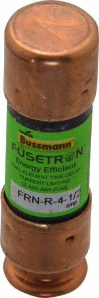 Cooper Bussmann General Purpose Fuse: Time Delay, RK5, 4.50 A - FRN-R-4-1/2