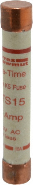 Ferraz Shawmut General Purpose Fuse: Time Delay, RK5, 3.50 A - TRS3-1/2R