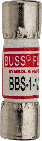Cooper Bussmann General Purpose Fuse: Fast-Acting, 600 V, 1.50 A - BBS-1-1/2