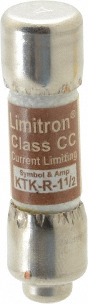 Cooper Bussmann General Purpose Fuse: Fast-Acting, 600 V, 1.50 A - BBS-1-1/2