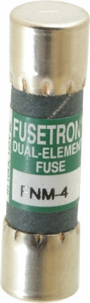 Cooper Bussmann Pin Indicator Fuse: Time Delay, 250 V, 4.00 A - FNA-4