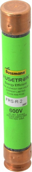 Cooper Bussmann General Purpose Fuse: Time Delay, RK5, 2.00 A - FRS-R-2