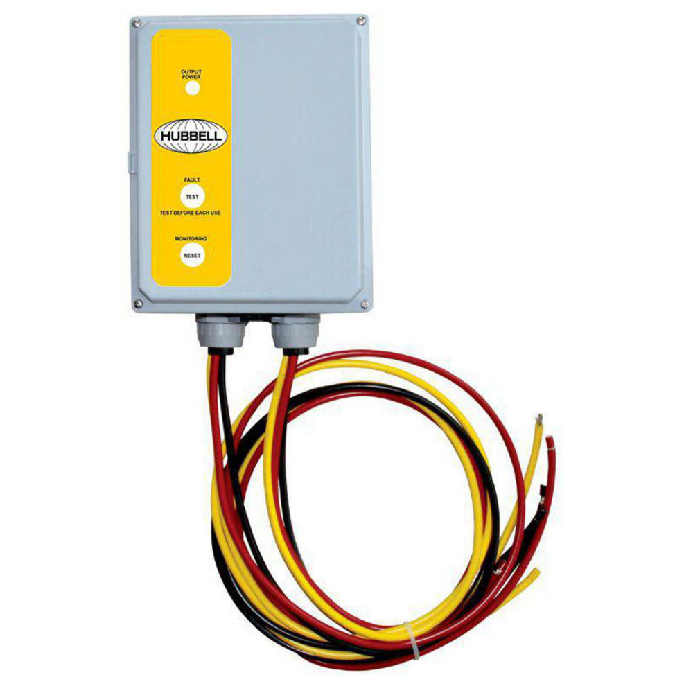 Hubbell Wiring Device-Kellems Hardwired GFCIs: Amperage: 20 A; Reset Type: Automatic; Voltage: 120 V; Number Of Phases: 1 - GFMST20A