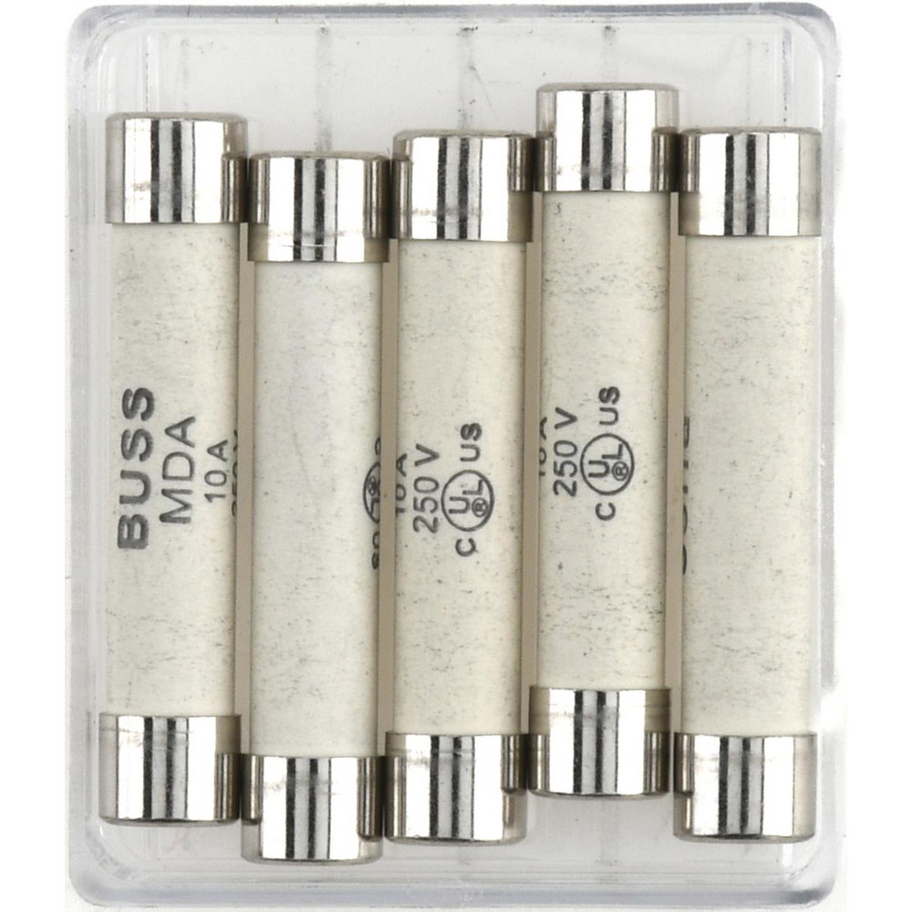 Cooper Bussmann Mini Fuse: Time Delay, 250 V, 0.10 A - MDA-1/10-R
