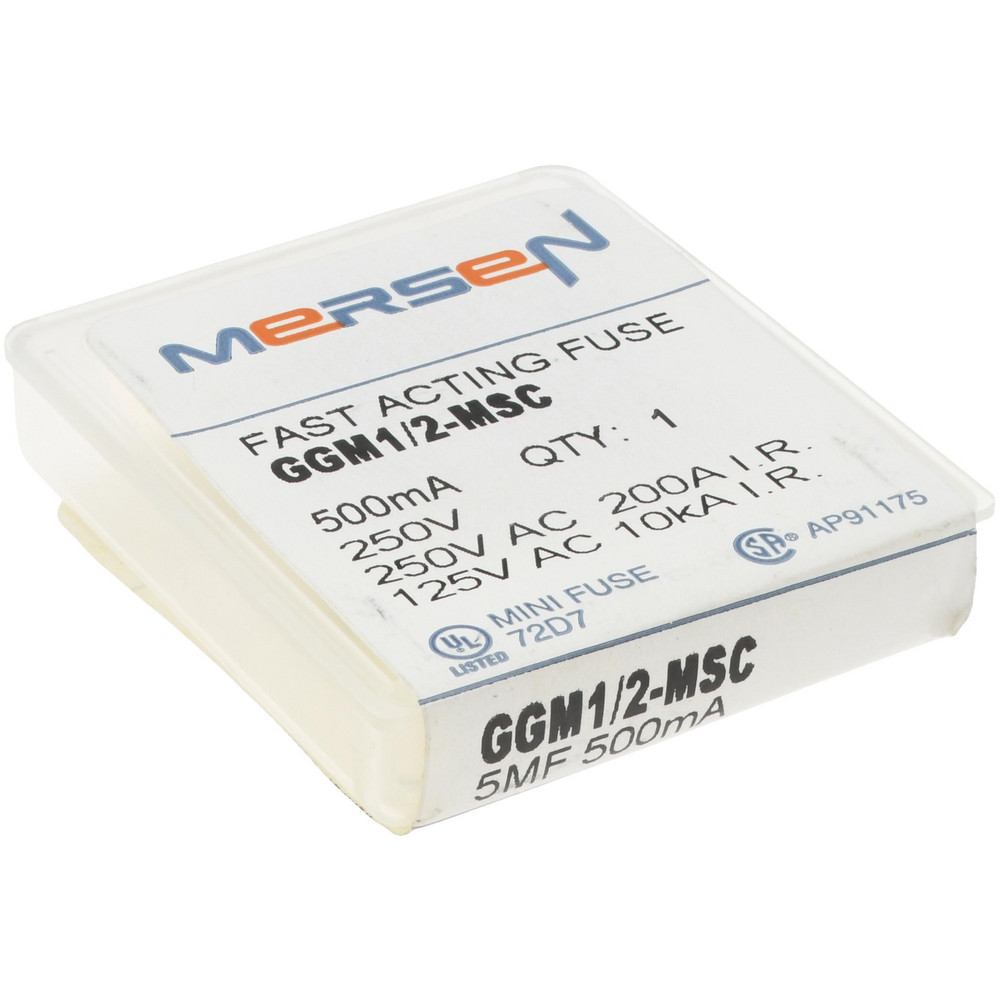 Ferraz Shawmut Mini Fuse: Fast-Acting, 250 V, 3.15 A - GSB3-15/100-MSC