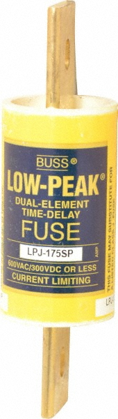 Cooper Bussmann General Purpose Fuse: Time Delay, RK1, 175.00 A - LPN-RK-175SPI