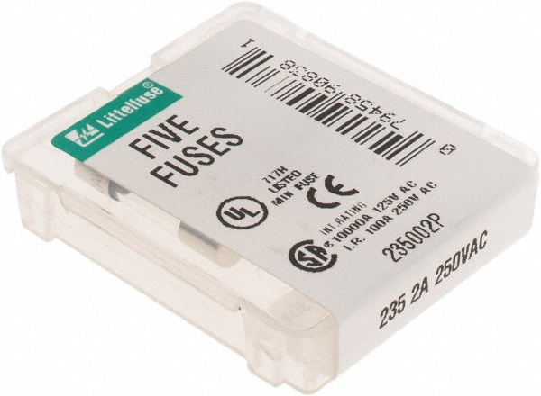 Cooper Bussmann Fuse: Fast-Acting, 300 V, 1.60 A - GLR-1-6/10