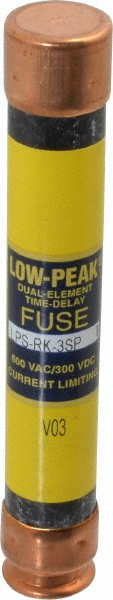 Cooper Bussmann General Purpose Fuse: Time Delay, RK1, 3.00 A - LPS-RK-3SP
