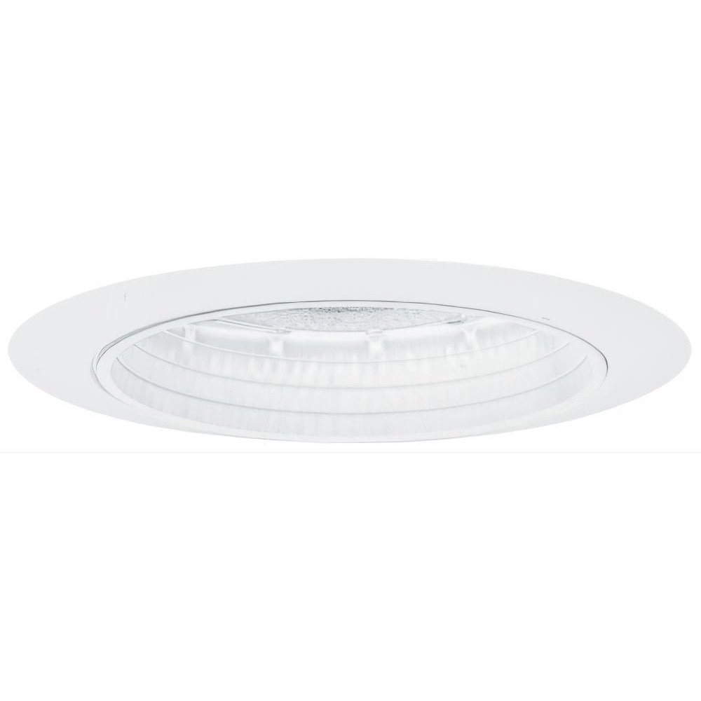 Cooper Lighting 7-3/4 Inch Wide, Water Resistant, White Fixture Baffle Trim - 406WWB