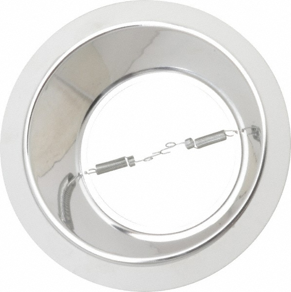 Cooper Lighting 7-3/4 Inch Wide, Water Resistant, White Fixture Baffle Trim - 406WWB