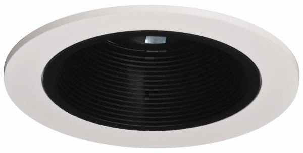 Cooper Lighting 7-3/4 Inch Wide, Water Resistant, White Fixture Baffle Trim - 406WWB