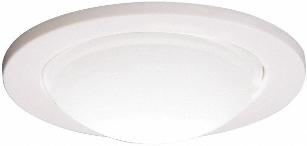 Cooper Lighting 7-3/4 Inch Wide, Water Resistant, White Fixture Baffle Trim - 406WWB