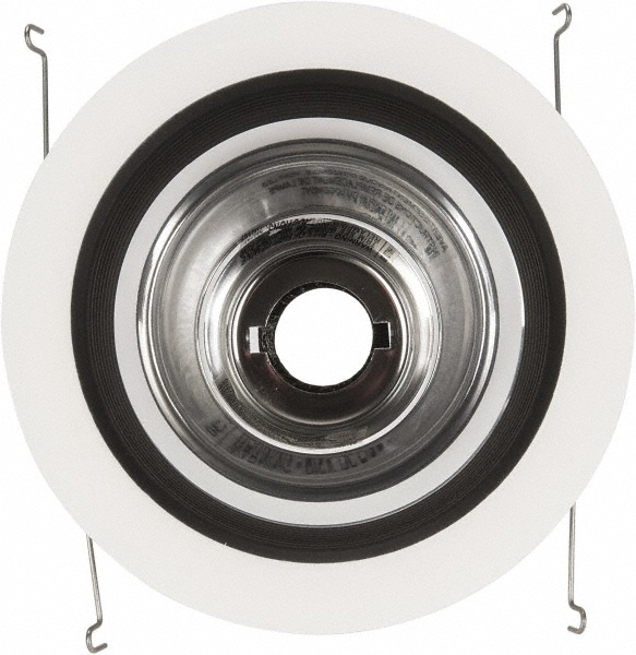 Cooper Lighting 7-3/4 Inch Wide, Water Resistant, White Fixture Baffle Trim - 406WWB