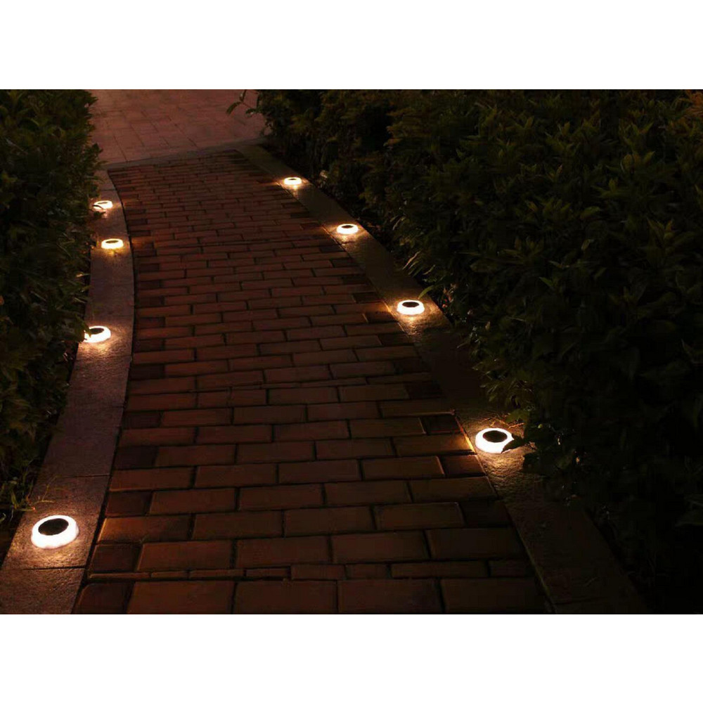 eLEDing Landscape Light Fixtures: Type of Fixture: Solar Path Light; Mounting Type: Floor; Lamp Type: Solar, LED; Housing Material: Polycarbonate - EE801WLW4-W