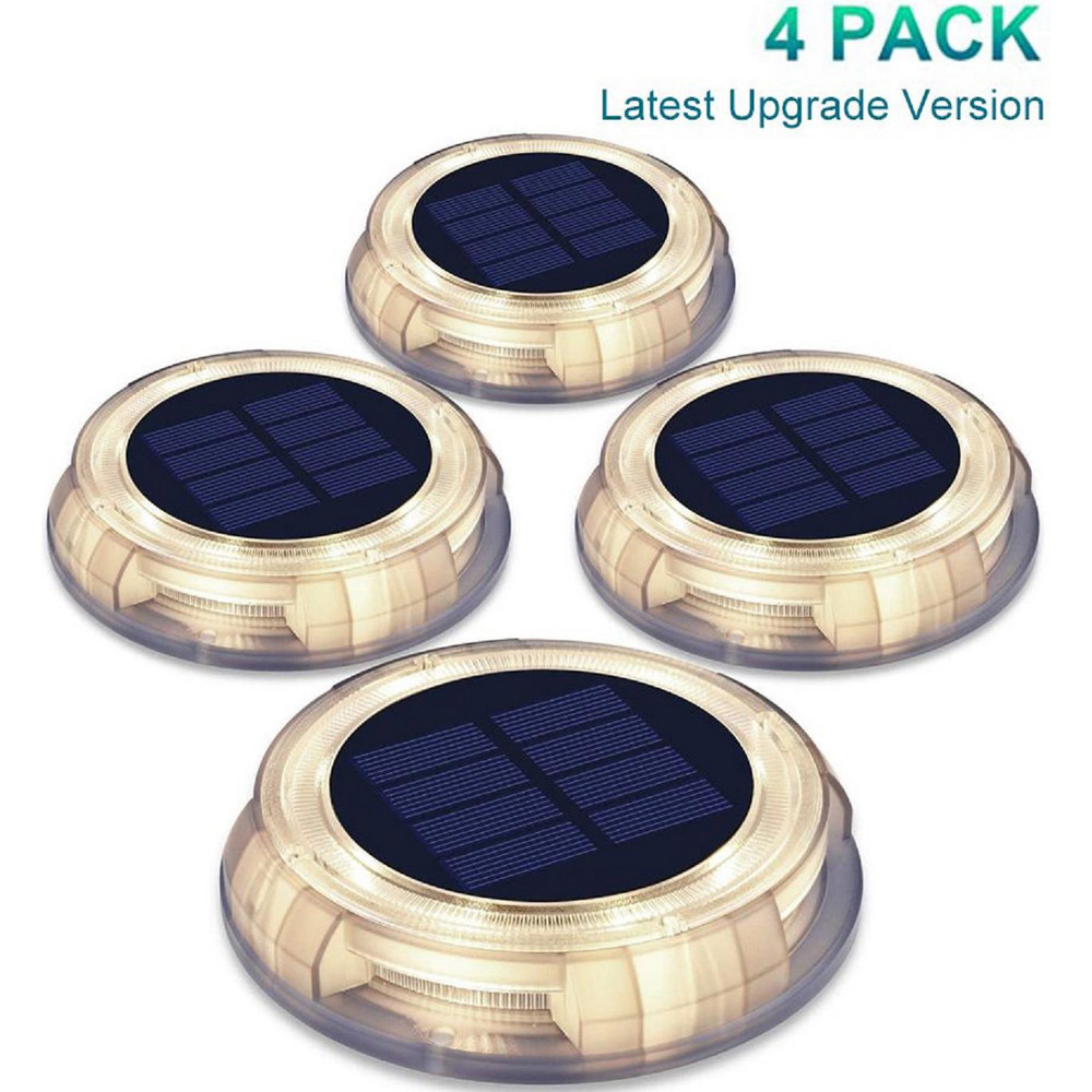 eLEDing Landscape Light Fixtures: Type of Fixture: Solar Path Light; Mounting Type: Floor; Lamp Type: Solar, LED; Housing Material: Polycarbonate - EE801WLW4-W