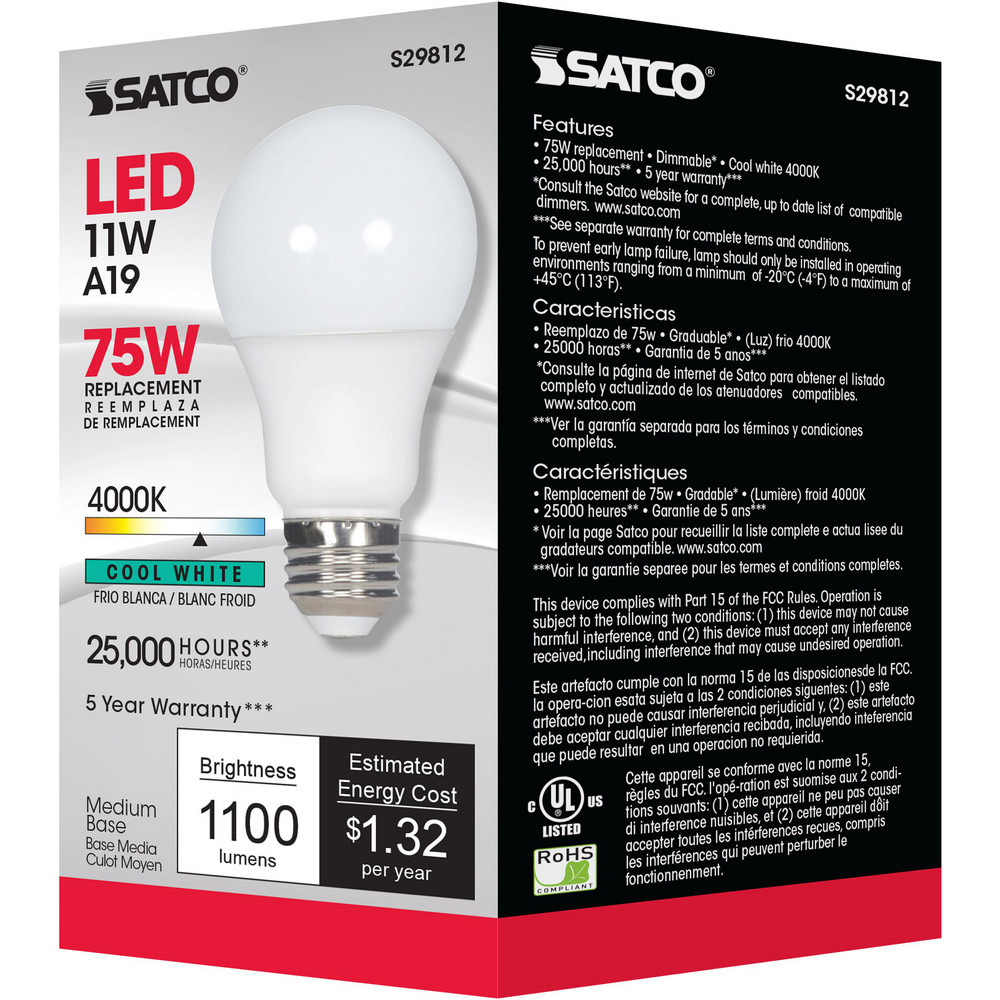 Value Collection LED Lamp: Commercial, Industrial, Office & Residential, T8, 14.000W, Medium Bi-Pin Base - S39915