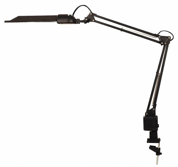Value Collection 42 Inch, Swing Arm, Clamp on, Compact Fluorescent, Black, Desk Light - L181Y