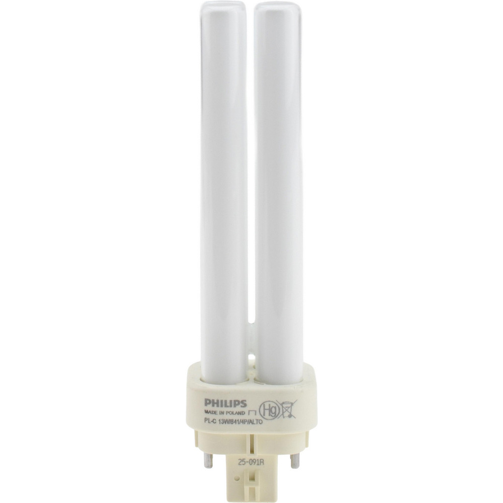 SYLVANIA Fluorescent Residential & Office Lamp: 13 Watts, CF13FF, 4-Pin Base - 20671