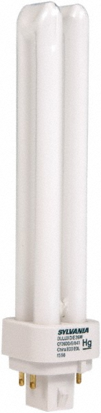 SYLVANIA Fluorescent Residential & Office Lamp: 13 Watts, CF13FF, 4-Pin Base - 20671