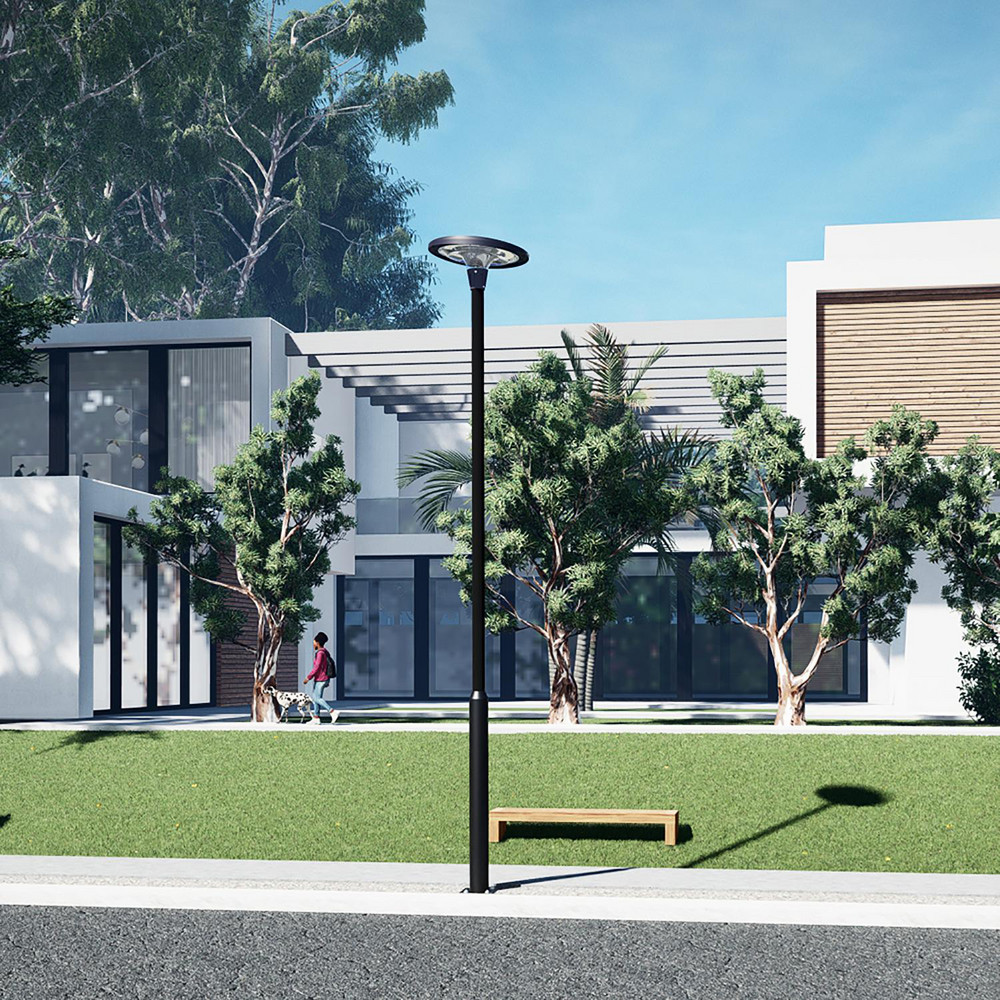 eLEDing Landscape Light Fixtures: Type of Fixture: Solar Post Light; Mounting Type: Coupler Mount; Lamp Type: LED; Housing Material: Aluminum - EE820W-RH15N