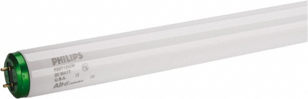 Philips Tubular  Fluorescent Lamp: 25 W, T8, Medium Bi-Pin - 281915