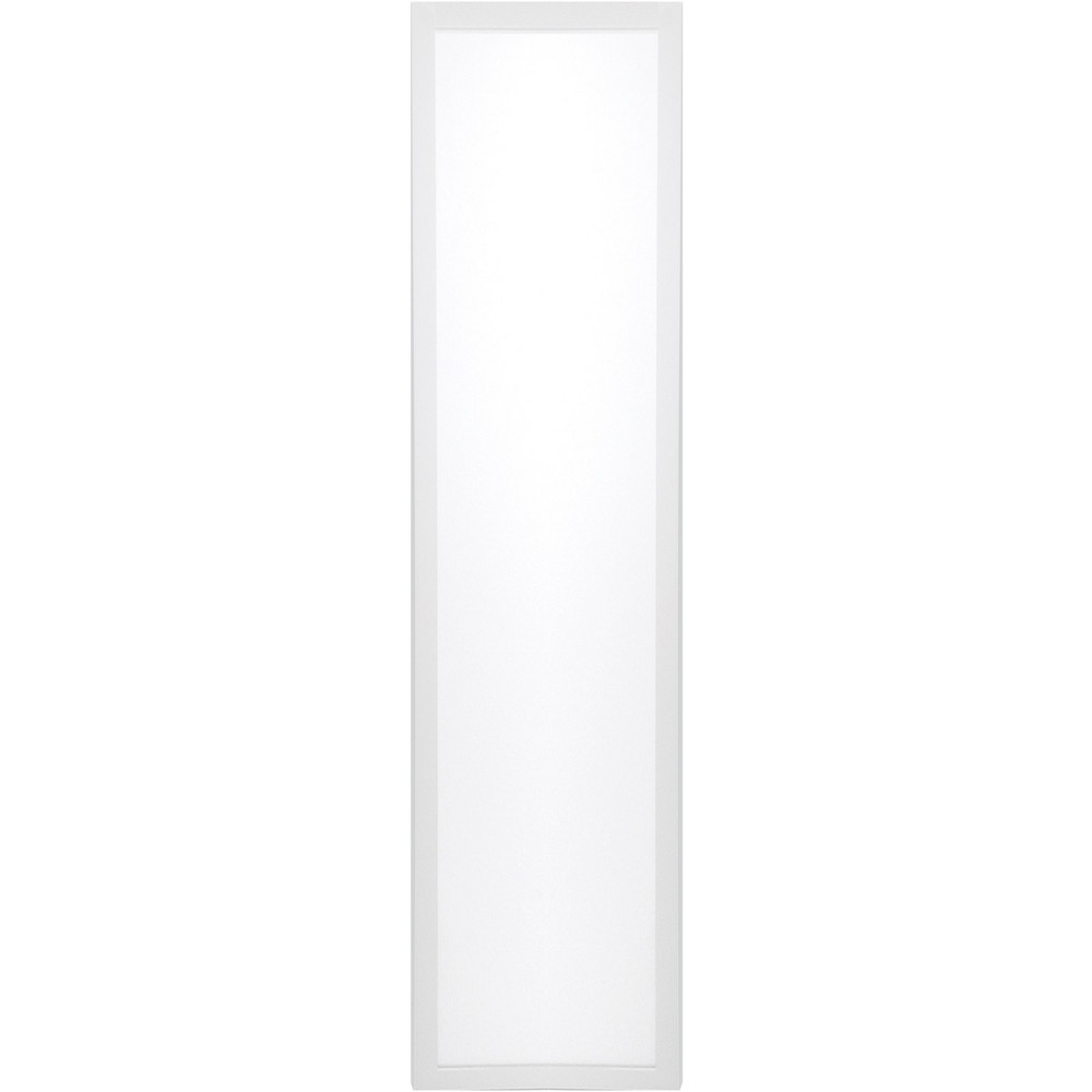 Feit Electric Flat Panel Light Fixtures: Lamp Type: LED; Fixture Color: White; Fixture Shape: Roundback; Lumens: 350; Mounting Location: Ceiling Mount; Recommended Environment: Indoor - CM7.5/840/35/BA