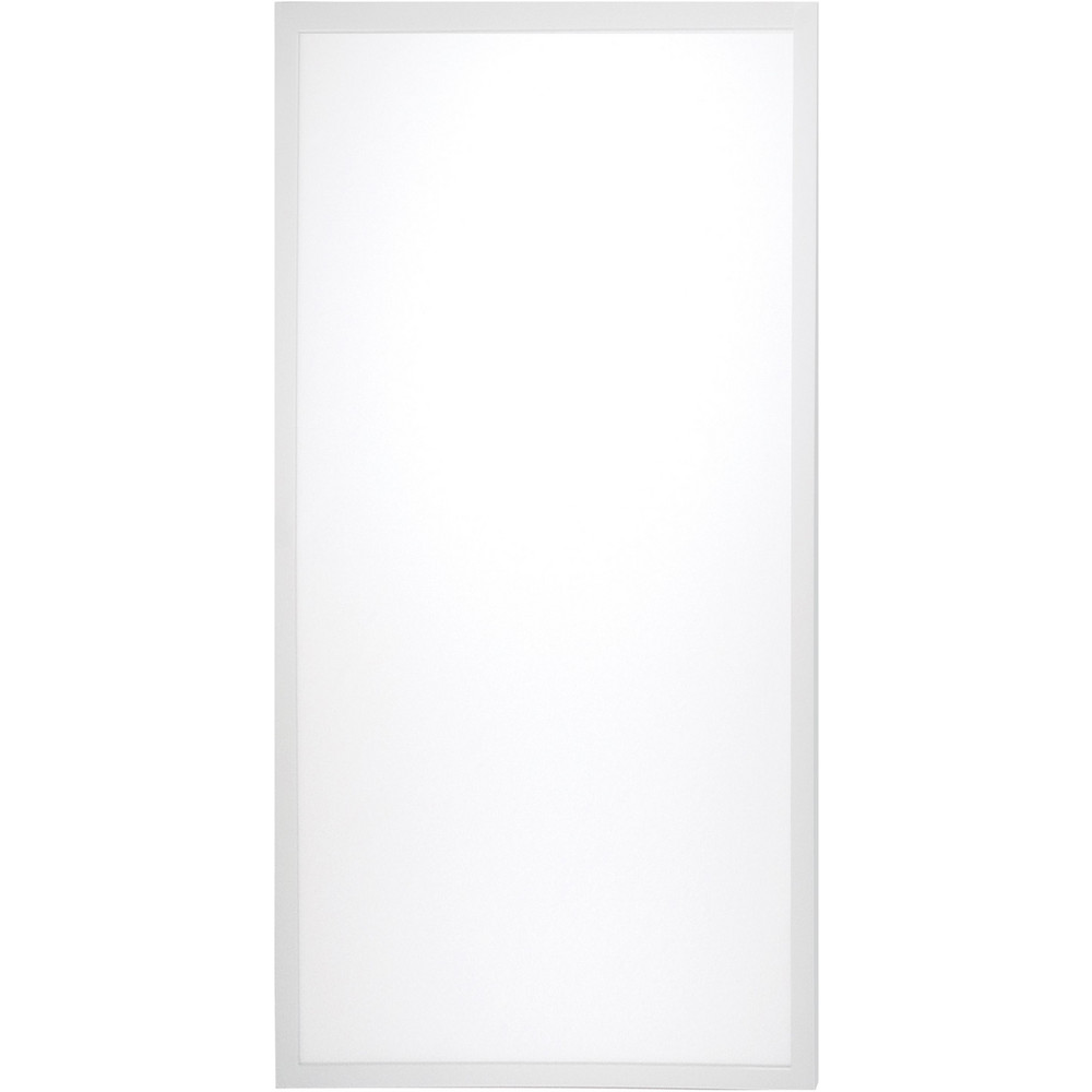 Feit Electric Flat Panel Light Fixtures: Lamp Type: LED; Fixture Color: White; Fixture Shape: Roundback; Lumens: 350; Mounting Location: Ceiling Mount; Recommended Environment: Indoor - CM7.5/840/35/BA