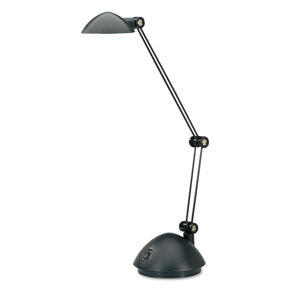 ALERA Task Light: LED, 20" Reach, Pivot Arm, Floor, Black - ALELED912B