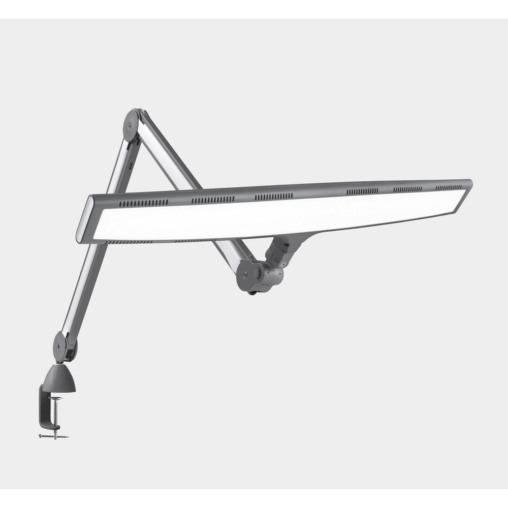 Sunnex Lighting Task Light: MR16, 20" Reach, Gooseneck Arm, Base, Black - LS710-20