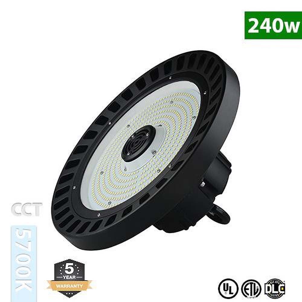 Euri Lighting 240w LED High Bay Light, with Lumileds 2835 led chips, up to 150lm/w, IP65 rated, with pre-install sensor base - EUHB-240W1050