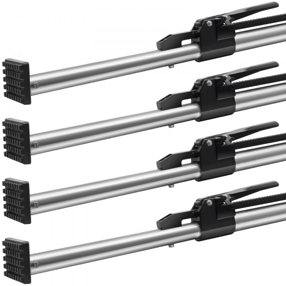 VEVOR Cargo Bar, Ratcheting Cargo Bar Adjustable from 89" to 104", Heavy-duty Steel Cargo Stabilizer Bar with 309 lbs Capacity, Truck Bed Load Bar for Pickup Truck Bed, Trailer, Semi Trailer (4 pcs) - HLYCSJTJ89104CONSV0