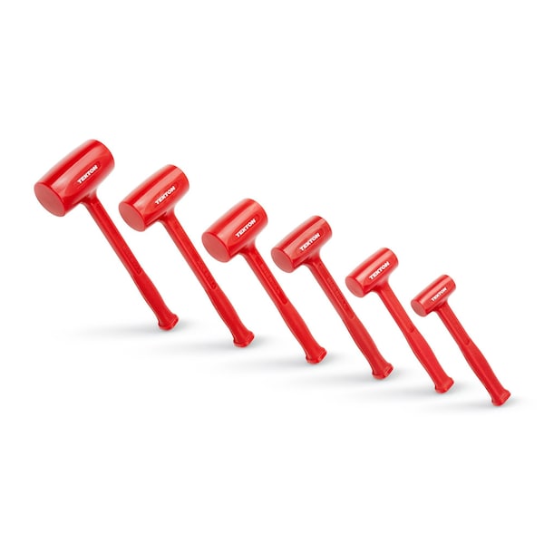 Tekton Dead Blow Hammer Set, 6-Piece (13, 21, 26, 39, 45, 53 oz.) - HDB93002