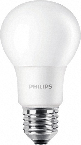 Philips LED Lamp: Residential & Office, A19, 9.000W, Medium Screw Base - 479444