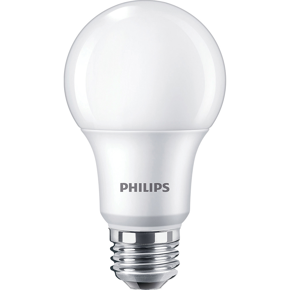 Philips LED Lamp: Residential & Office, A19, 9.000W, Medium Screw Base - 479444