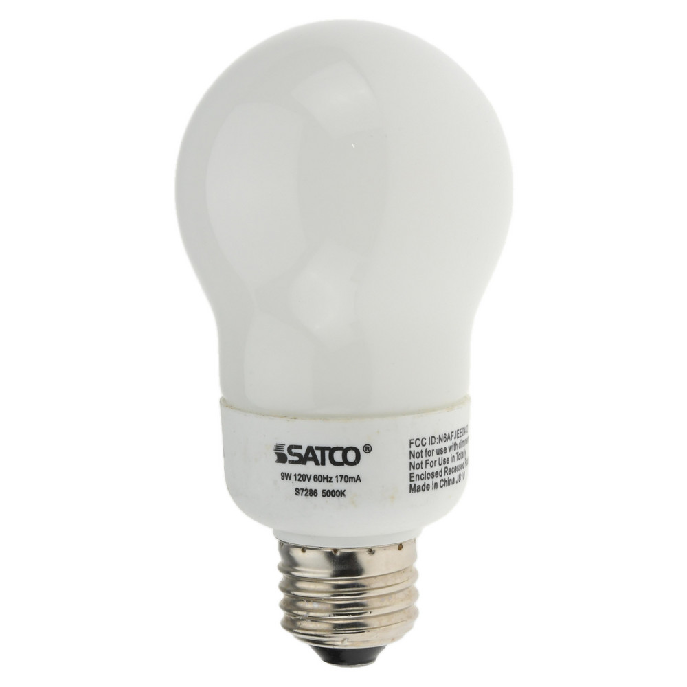 Mule Fluorescent Commercial & Industrial Lamp: 9 Watts, T2, Medium Screw Base - 1T2409