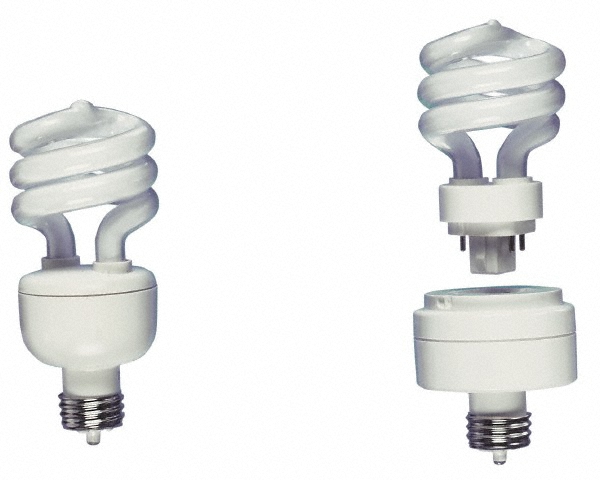 Mule Fluorescent Commercial & Industrial Lamp: 9 Watts, T2, Medium Screw Base - 1T2409