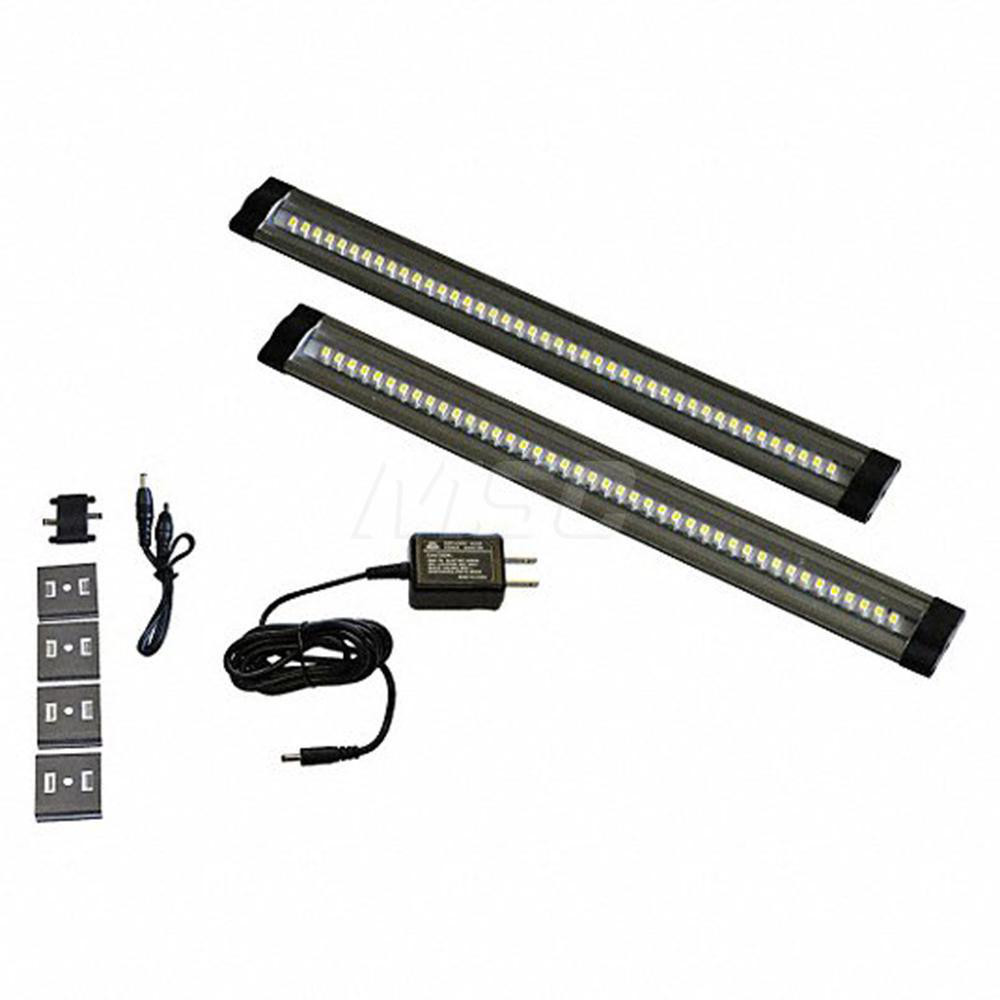 Radionic Hi-Tech Undercabinet Light Fixtures; Lamp Type: Integrated LED; LED; Number of Lamps: 1; Overall Length (Feet): 19 in; 19.00; Overall Width: 2; Lumens: 662; Wattage: 6.400; 6.4; Overall Height: 1.00; Voltage: 120 VAC; 120.00; Dimmable: No; Overall Width (Inch): 2; Overall Height (Decimal Inch): 1.00 - ZX515-CL-HL-CW9
