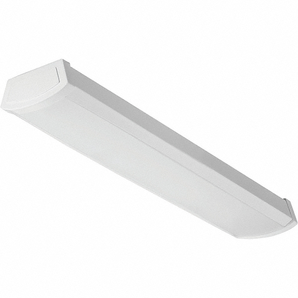 Lithonia Lighting 1 Lamp, 2 Ft. Long, 23 Watt, 2,248 Lumen, Surface Mounted, LED Lamp Wraparound Light Fixture - 254RKL