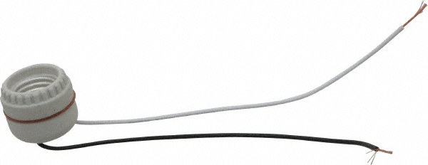 Pass & Seymour 2 Pin, 600 VAC, 660 Watt, Medium Base, Medium Bi-Pin Lamp Holder - 3901W