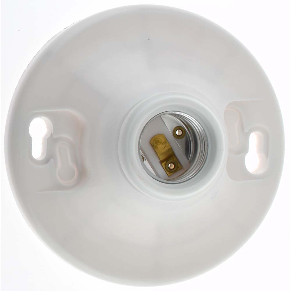 Pass & Seymour 2 Pin, 600 VAC, 660 Watt, Medium Base, Medium Bi-Pin Lamp Holder - 3901W